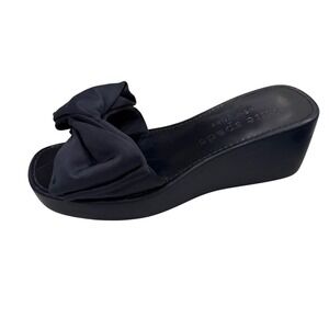 KATE SPADE WOMENS's Bikini navy blue platform shoe Size 10